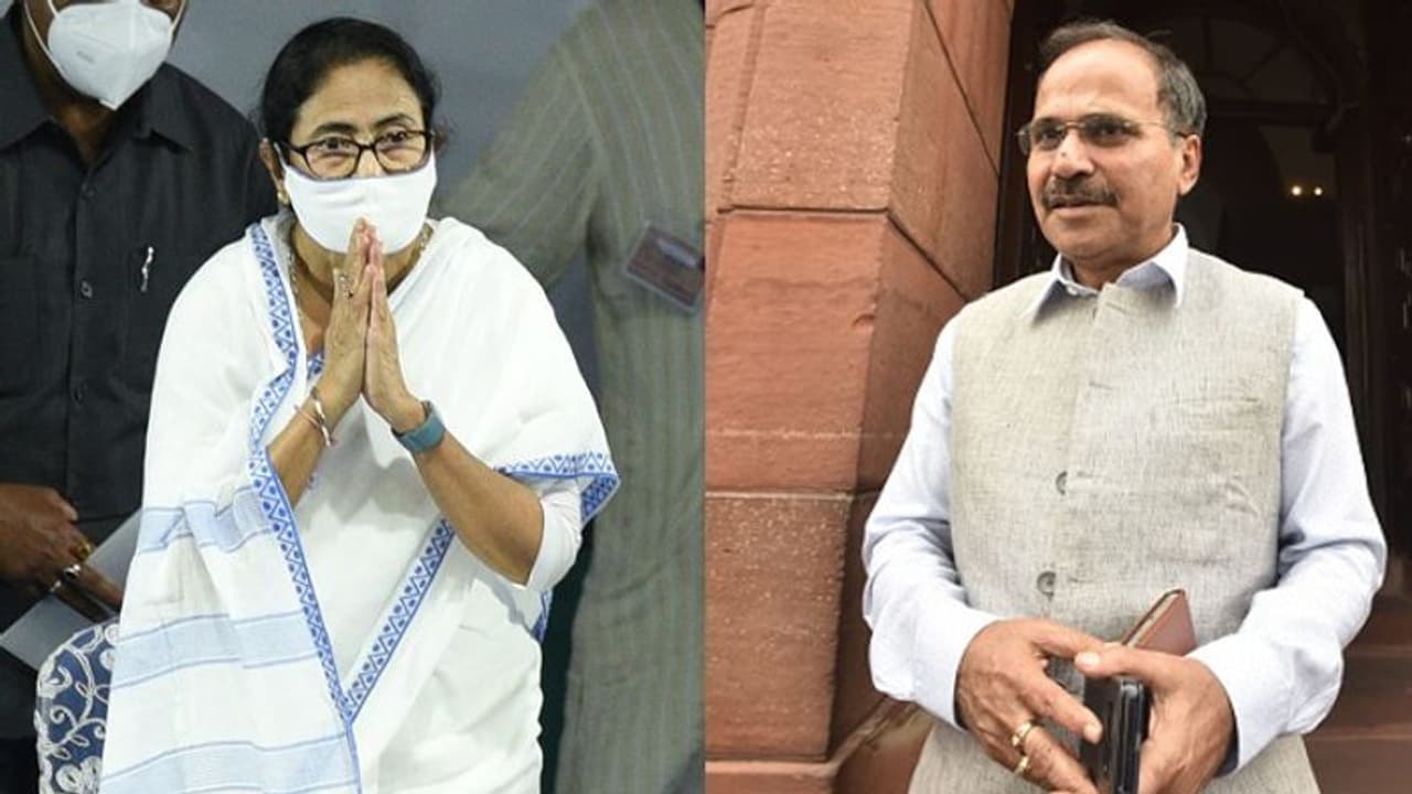 Adhir Chowdhury slams Mamata Banerjee over her remark on Congress, calls her 'mad person' Adhir Chowdhury slams Mamata Banerjee over her remark on Congress, calls her 'mad person'