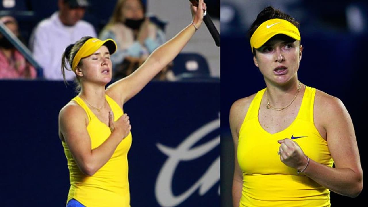 যুদ্ধক্ষেত্রের 'বদলা' টেনিস কোর্টে, রাশিয়াকে হারাল ইউক্রেনের এলিনা সোয়াইতোলিনা