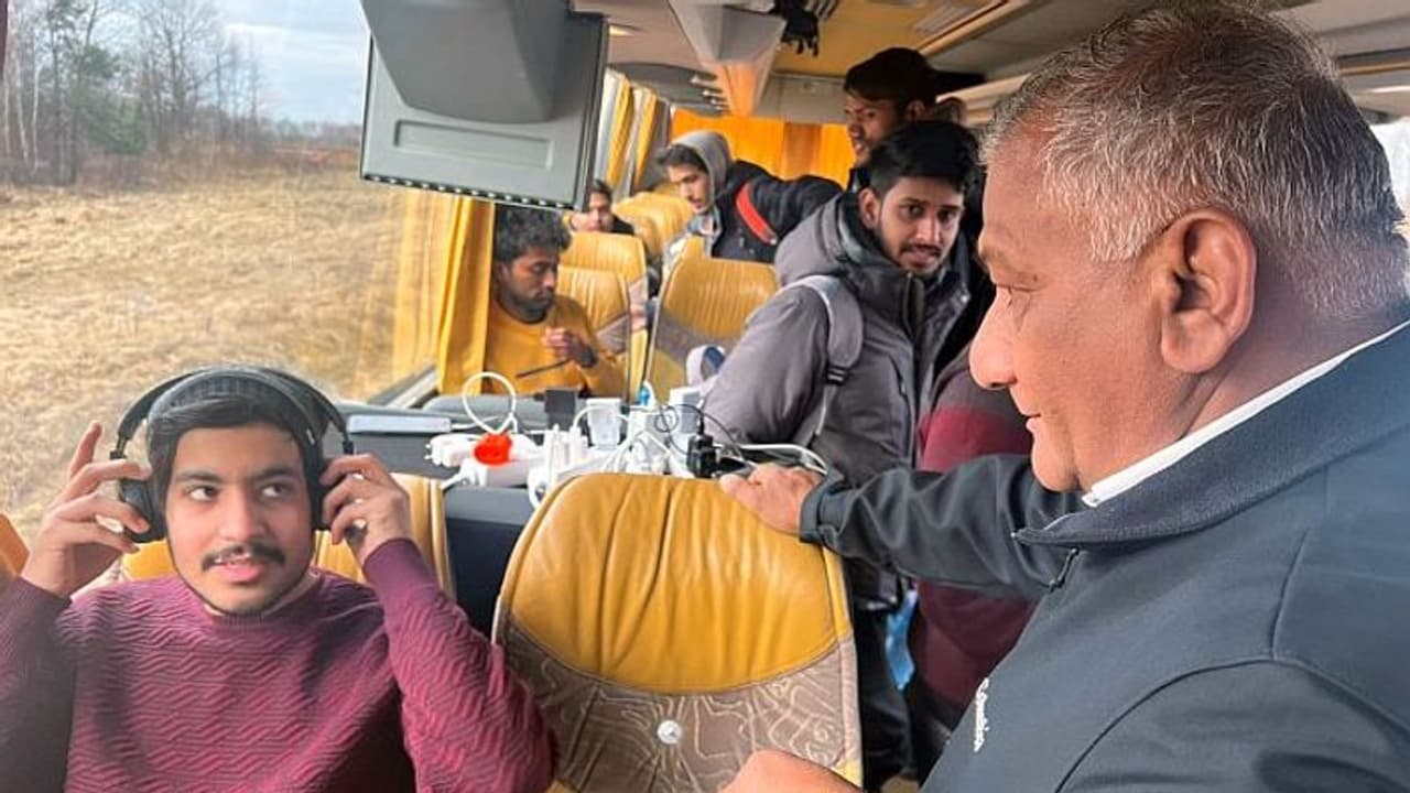 'Impressed by their resilience': General VK Singh meets students awaiting evacuation