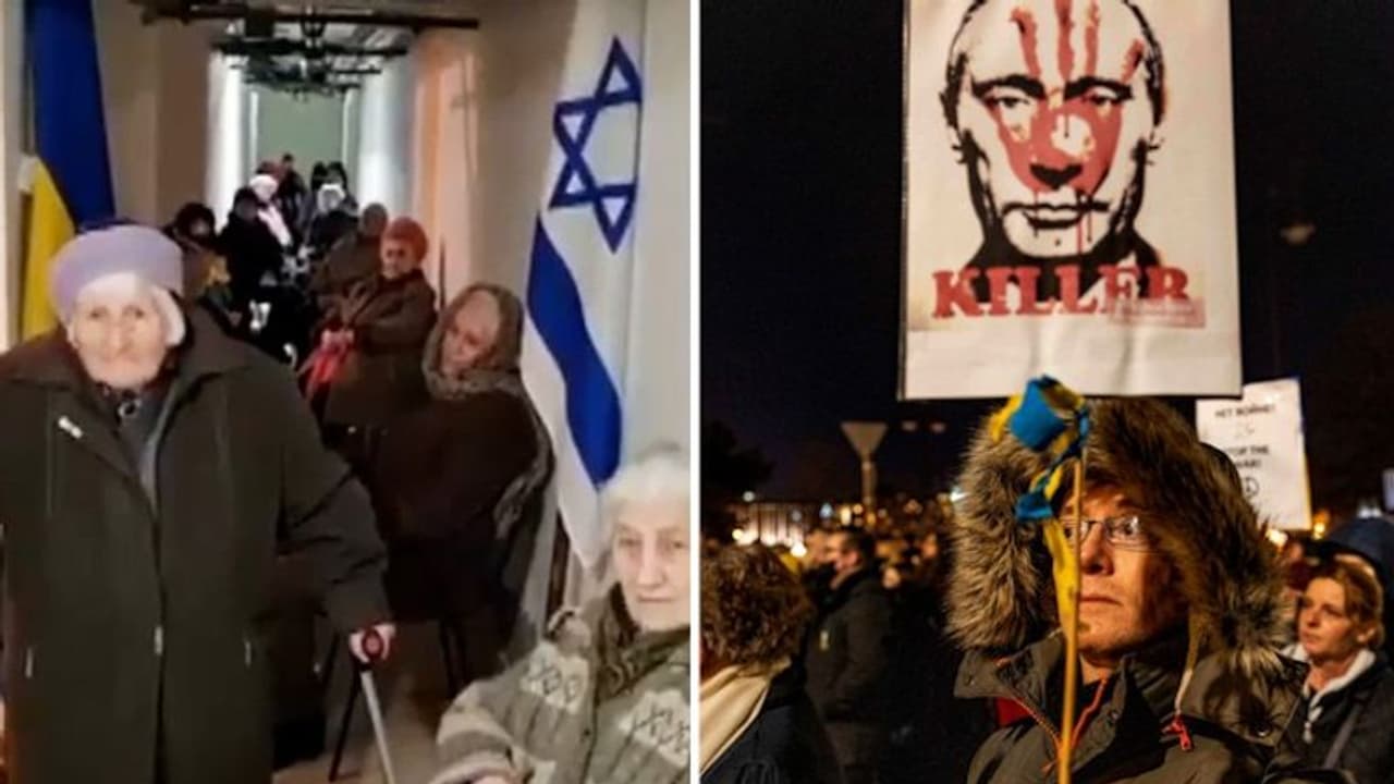 Holocaust survivors in war torn Ukraine curse Putin; wish for him to die Holocaust survivors in war torn Ukraine curse Putin; wish for him to die
