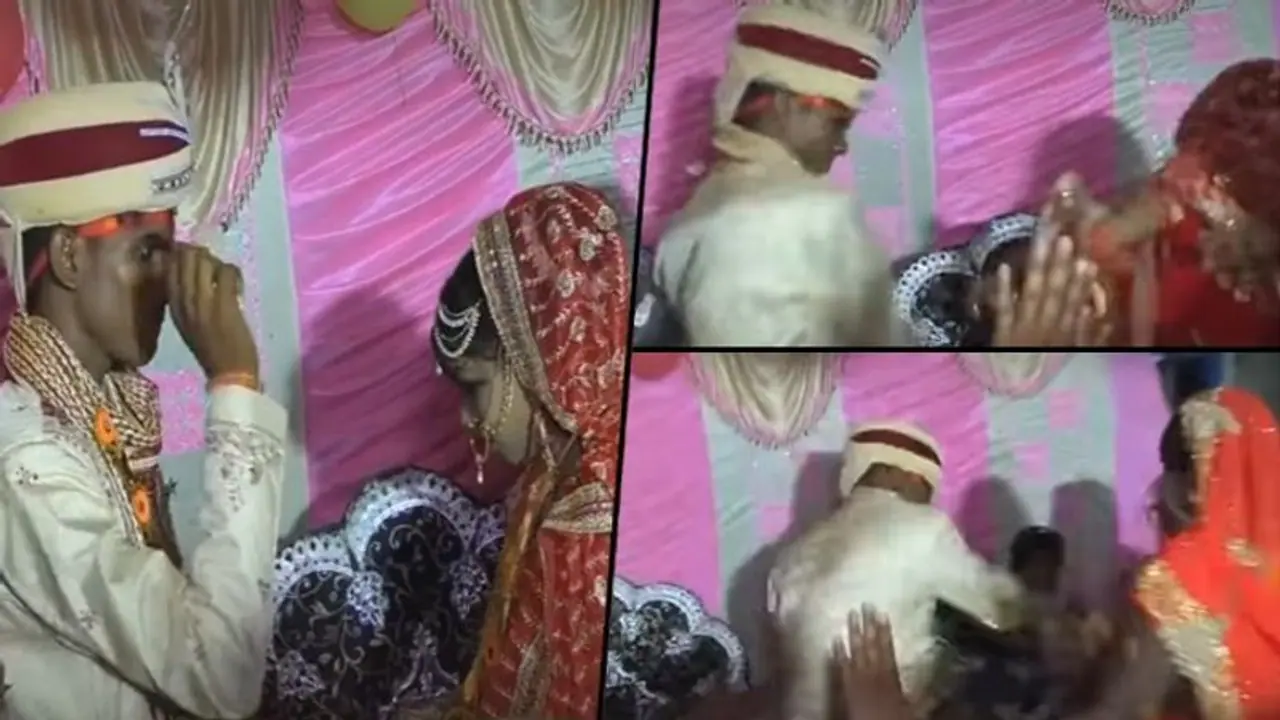 Watch: Angry groom violently slaps bride on wedding day, shocks guests Watch: Angry groom violently slaps bride on wedding day, shocks guests