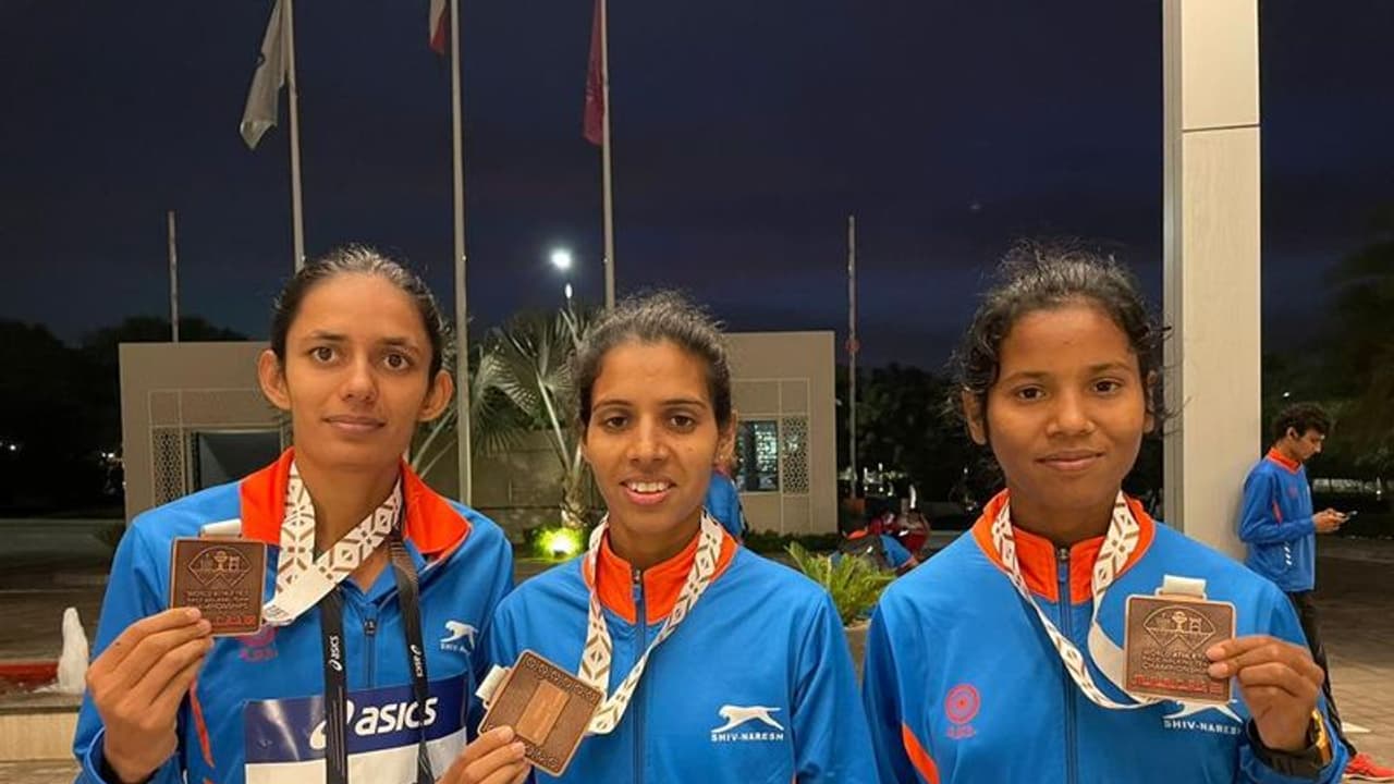 വേള്ഡ് അത്ലറ്റിക്സ് റേസ് വാക്കിംഗ് ചാമ്പ്യന്ഷിപ്പില് ചരിത്രനേട്ടവുമായി ഇന്ത്യന് വനിതകള് വേള്ഡ് അത്ലറ്റിക്സ് റേസ് വാക്കിംഗ് ചാമ്പ്യന്ഷിപ്പില് ചരിത്രനേട്ടവുമായി ഇന്ത്യന് വനിതകള്