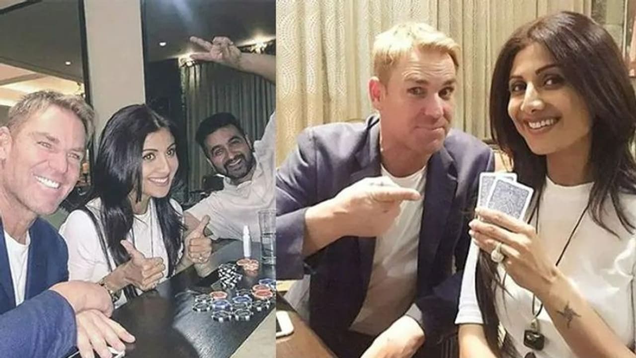 శిల్పా శెట్టికి పేకాట నేర్పించిన షేన్ వార్న్.. పోకర్ గురూని తలుచుకున్న బాలీవుడ్ స్టార్..