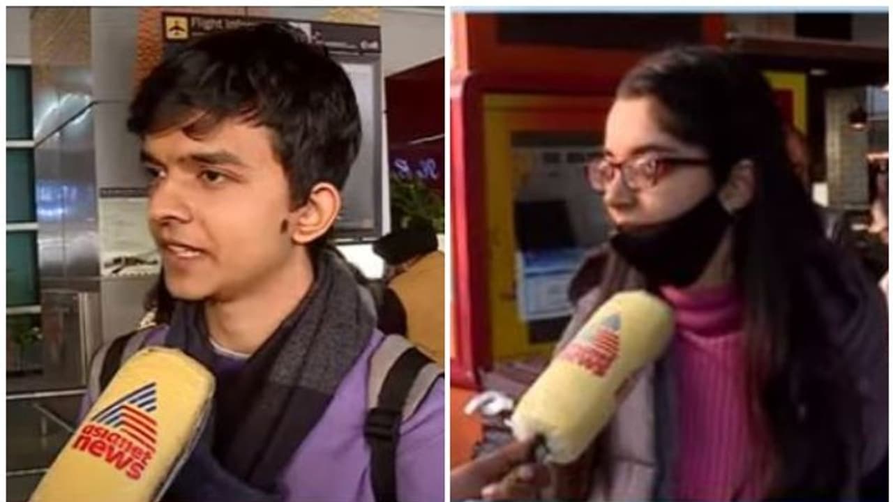 'ഭക്ഷണവും വെള്ളവുമില്ല, സ്ഥിതി മോശമാണ്', ഇടപെടണമെന്ന് കാർഖീവിൽ നിന്നും മടങ്ങിയെത്തിയ വിദ്യാർത്ഥികൾ 'ഭക്ഷണവും വെള്ളവുമില്ല, സ്ഥിതി മോശമാണ്', ഇടപെടണമെന്ന് കാർഖീവിൽ നിന്നും മടങ്ങിയെത്തിയ വിദ്യാർത്ഥികൾ