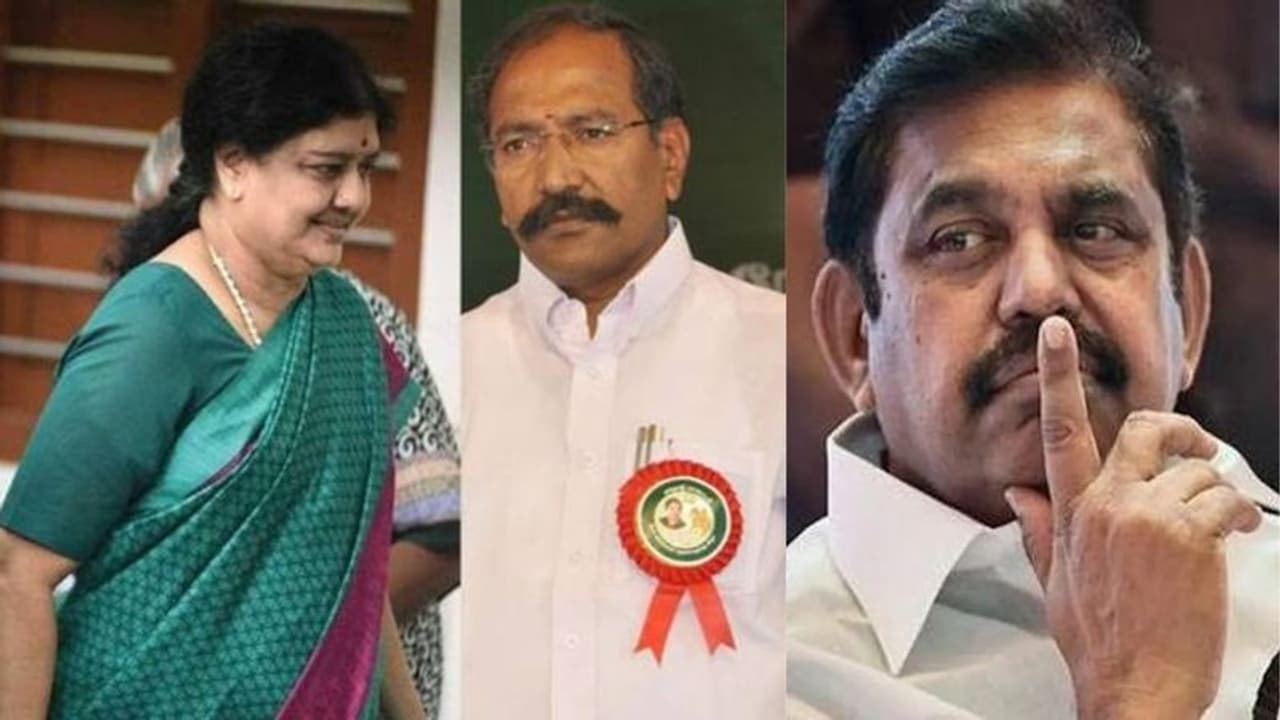 அதிமுகவில் சேரும் சசிகலா.. மாஜி அமைச்சர் தங்கமணி ‘அதிர்ச்சி’ பேட்டி.. இனிமே எடப்பாடி பழனிச்சாமி கதி ? அதிமுகவில் சேரும் சசிகலா.. மாஜி அமைச்சர் தங்கமணி ‘அதிர்ச்சி’ பேட்டி.. இனிமே எடப்பாடி பழனிச்சாமி கதி ?