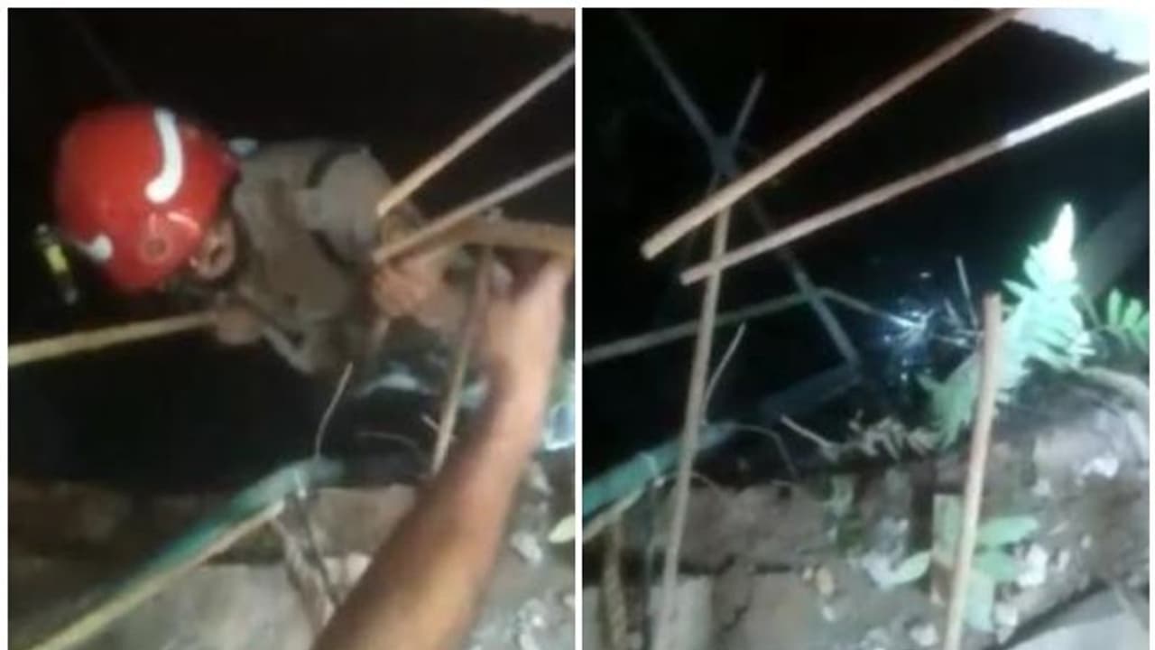 കൊട്ടിയം തഴുത്തലയിൽ കിണർ ഇടിഞ്ഞ് മണ്ണിൽ കുടുങ്ങിയ ആളെ രക്ഷിക്കാൻ ശ്രമം തുടരുന്നു കൊട്ടിയം തഴുത്തലയിൽ കിണർ ഇടിഞ്ഞ് മണ്ണിൽ കുടുങ്ങിയ ആളെ രക്ഷിക്കാൻ ശ്രമം തുടരുന്നു