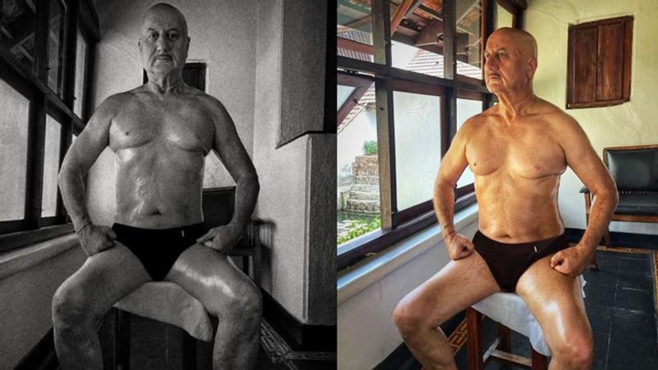 67वें बर्थडे पर Anupam Kher ने शर्टलेस होकर दिखाई अपनी धांसू बॉडी, बताया फिटनेस को लेकर कैसा है जुनून 67वें बर्थडे पर Anupam Kher ने शर्टलेस होकर दिखाई अपनी धांसू बॉडी, बताया फिटनेस को लेकर कैसा है जुनून