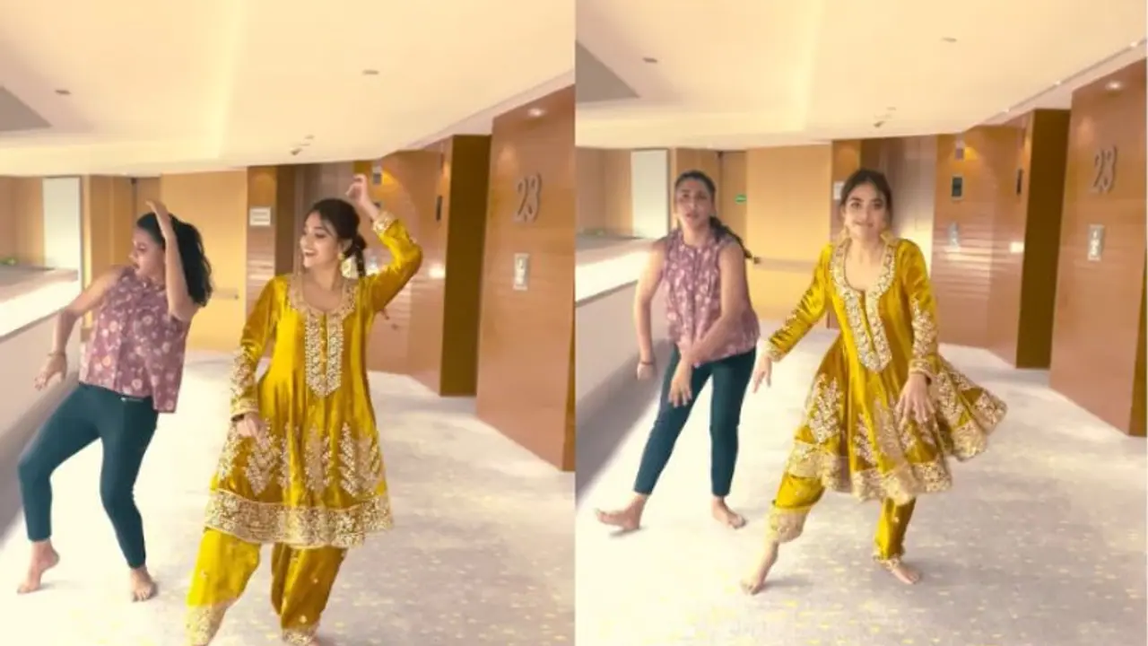 Keerthy suresh hot video: இது அரபிக் குத்து இல்லை.. கீர்த்தி சுரேஷின் 'அல்ட்ரா' லெவல் குத்து...வைரல் வீடியோ.!