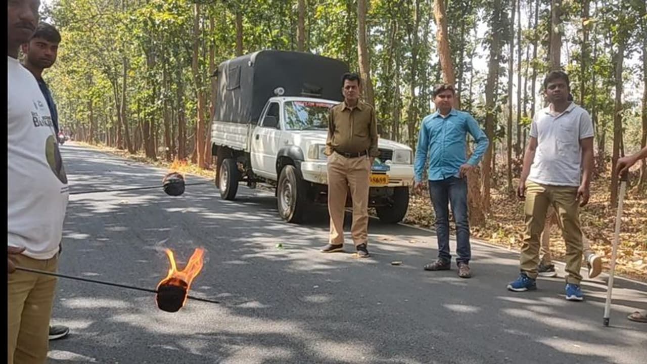 রাস্তা আটকাতে পারে হাতির পাল, মাধ্যমিক পরীক্ষার্থীদের জন্য পাহারা বনদফতরের রাস্তা আটকাতে পারে হাতির পাল, মাধ্যমিক পরীক্ষার্থীদের জন্য পাহারা বনদফতরের