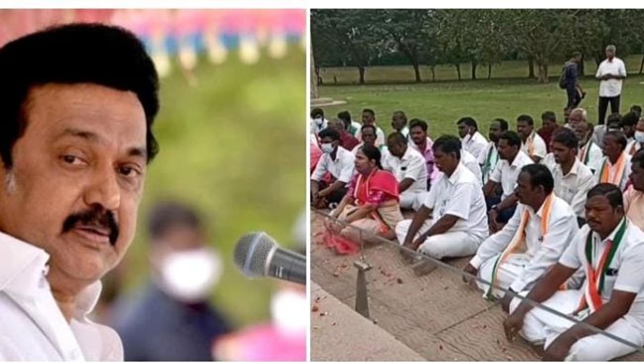 இது தான் உங்க நீதியா முதல்வரே..? திமுகவை எதிர்த்து போராட்டத்தில் காங்கிரஸ்...! இது தான் உங்க நீதியா முதல்வரே..? திமுகவை எதிர்த்து போராட்டத்தில் காங்கிரஸ்...!