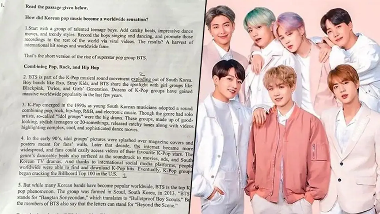 BTS: K Pop band now part of CBSE Class 9 exam paper