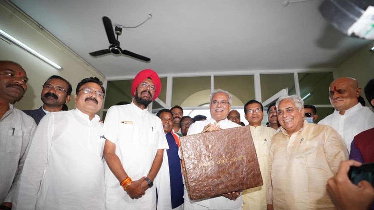 Chhattisgarh Budget 2022: Bag made of cow dung to present budget grabs attention