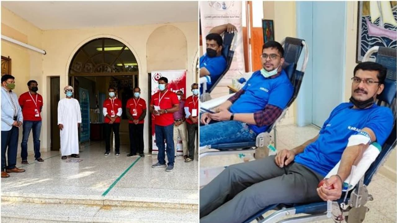 Blood Donation Camp : ഒമാനിലെ റൂവിയില് രക്തദാന ക്യാമ്പ് സംഘടിപ്പിച്ചു Blood Donation Camp : ഒമാനിലെ റൂവിയില് രക്തദാന ക്യാമ്പ് സംഘടിപ്പിച്ചു