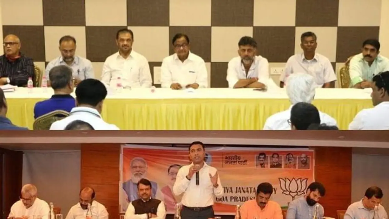 Resort politics ahead of Goa verdict; Congress, BJP try to keep flock together