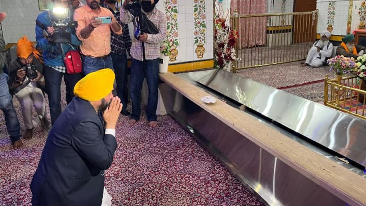 भगवंत मान काउंटिंग के दौरान पहुंचे गुरुद्वारे, कार्यकर्ताओं ने शुरू की जश्न की तैयारी