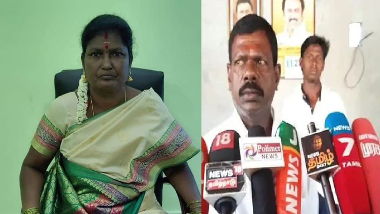 திமுக தொடர்ந்து டார்ச்சர் செய்கிறது... பேரூராட்சி தலைவியின் கணவர் அதிரடி முடிவு!! திமுக தொடர்ந்து டார்ச்சர் செய்கிறது... பேரூராட்சி தலைவியின் கணவர் அதிரடி முடிவு!!