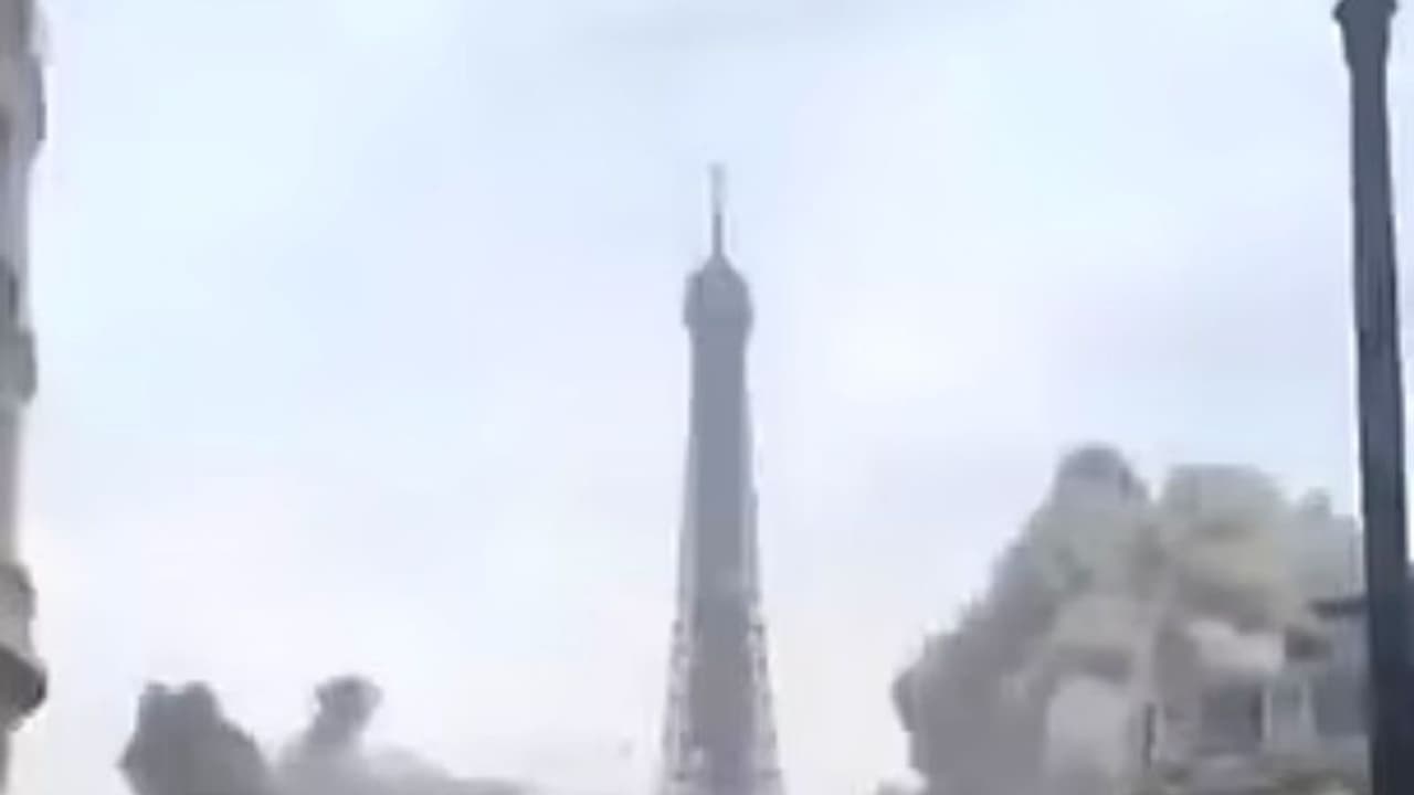 அதிர்ச்சி செய்தி ! ஈஃபிள் டவர் மீது தாக்குதல்.. உக்ரைன் அரசு வெளியிட்ட 'அதிர்ச்சி' வீடியோ !!