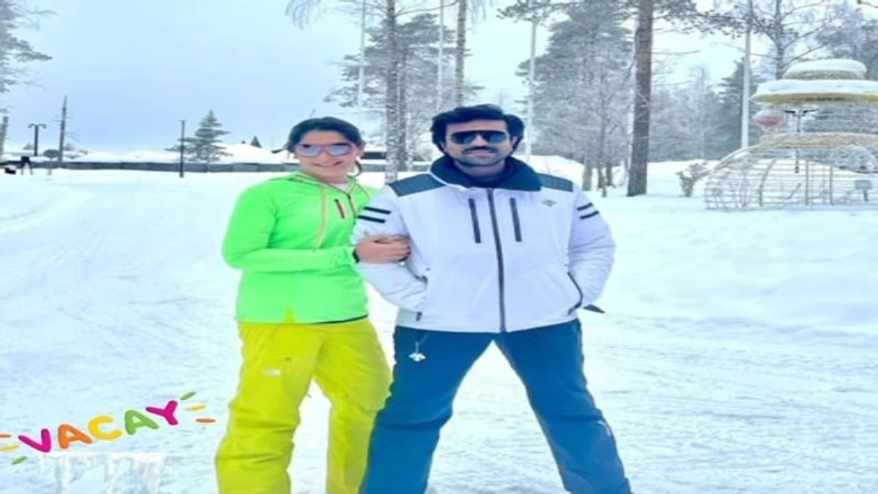 Ram Charan Vacation: వెకేషన్ ఎంజాయ్ చేస్తున్న రామ్ చరణ్ జంట... వైరల్ అవుతున్న ఫన్నీ వీడియో Ram Charan Vacation: వెకేషన్ ఎంజాయ్ చేస్తున్న రామ్ చరణ్ జంట... వైరల్ అవుతున్న ఫన్నీ వీడియో
