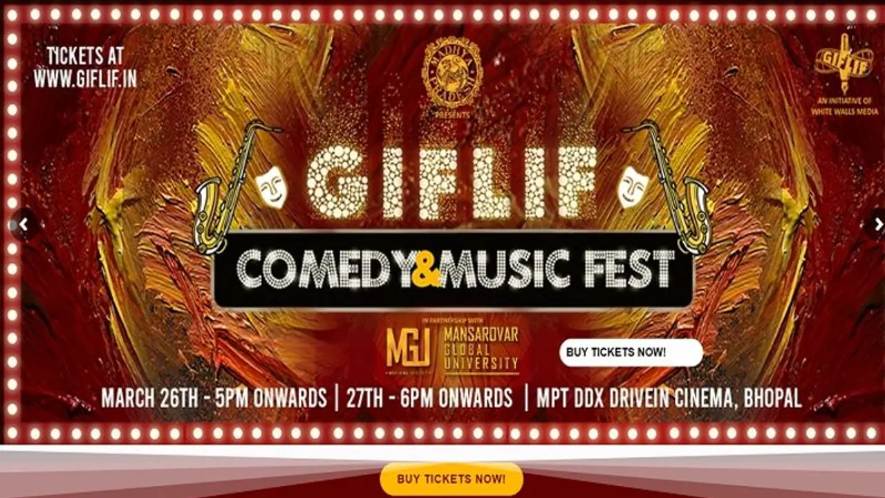 भोपाल में 26 27 मार्च को होगा GIFLIF कॉमेडी एंड म्यूजिक फेस्ट का आयोजन भोपाल में 26 27 मार्च को होगा GIFLIF कॉमेडी एंड म्यूजिक फेस्ट का आयोजन