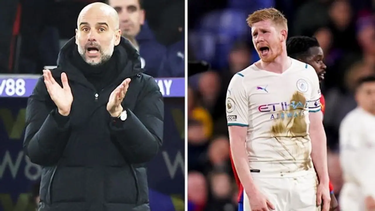 Guardiola blames the grass after Crystal Palace frustrate Man City again in EPL title race twist Guardiola blames the grass after Crystal Palace frustrate Man City again in EPL title race twist