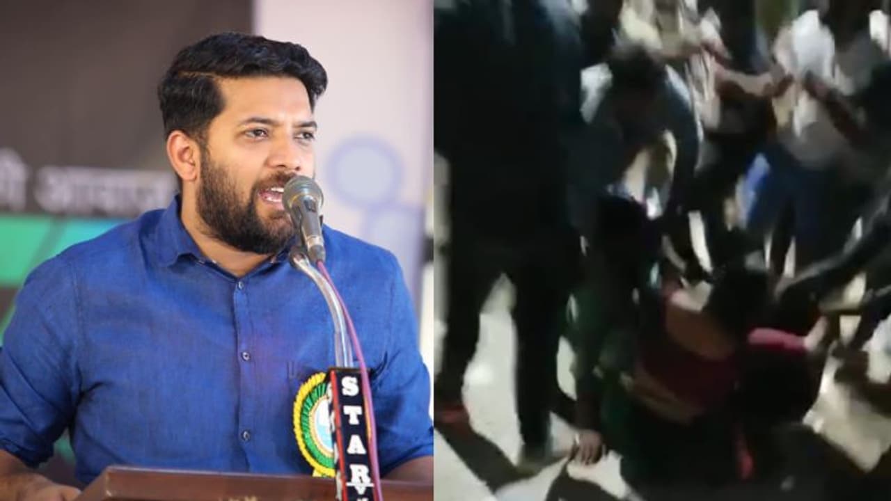 കെഎസ്‍യു വനിതാ നേതാവിനെ നിലത്തുകൂടി വലിച്ചിഴച്ചു; എസ്എഫ്ഐക്കാരുടെ സ്ത്രീപക്ഷ കേരളമെന്ന് ഷാഫി