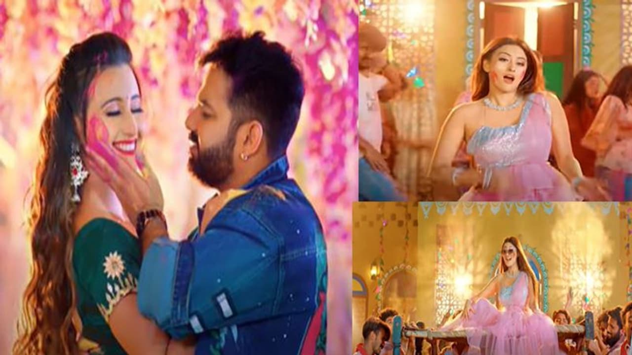 जीजा ने पूछा साली से आया होली के माजा, पवन सिंह ने श्वेता महारा को लगाया रगड़कर गुलाल जीजा ने पूछा साली से आया होली के माजा, पवन सिंह ने श्वेता महारा को लगाया रगड़कर गुलाल