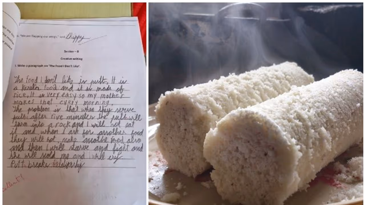 'പുട്ട് ബന്ധങ്ങള് തകര്ക്കും, എനിക്ക് ഇഷ്ടമല്ല'; വൈറലായി മൂന്നാം ക്ലാസുകാരന്റെ ഉത്തരക്കടലാസ് 'പുട്ട് ബന്ധങ്ങള് തകര്ക്കും, എനിക്ക് ഇഷ്ടമല്ല'; വൈറലായി മൂന്നാം ക്ലാസുകാരന്റെ ഉത്തരക്കടലാസ്