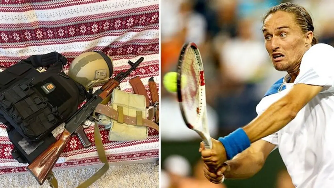 Rifle for racket: Ex Ukraine tennis star Dolgopolov joins fight to defend country Rifle for racket: Ex Ukraine tennis star Dolgopolov joins fight to defend country