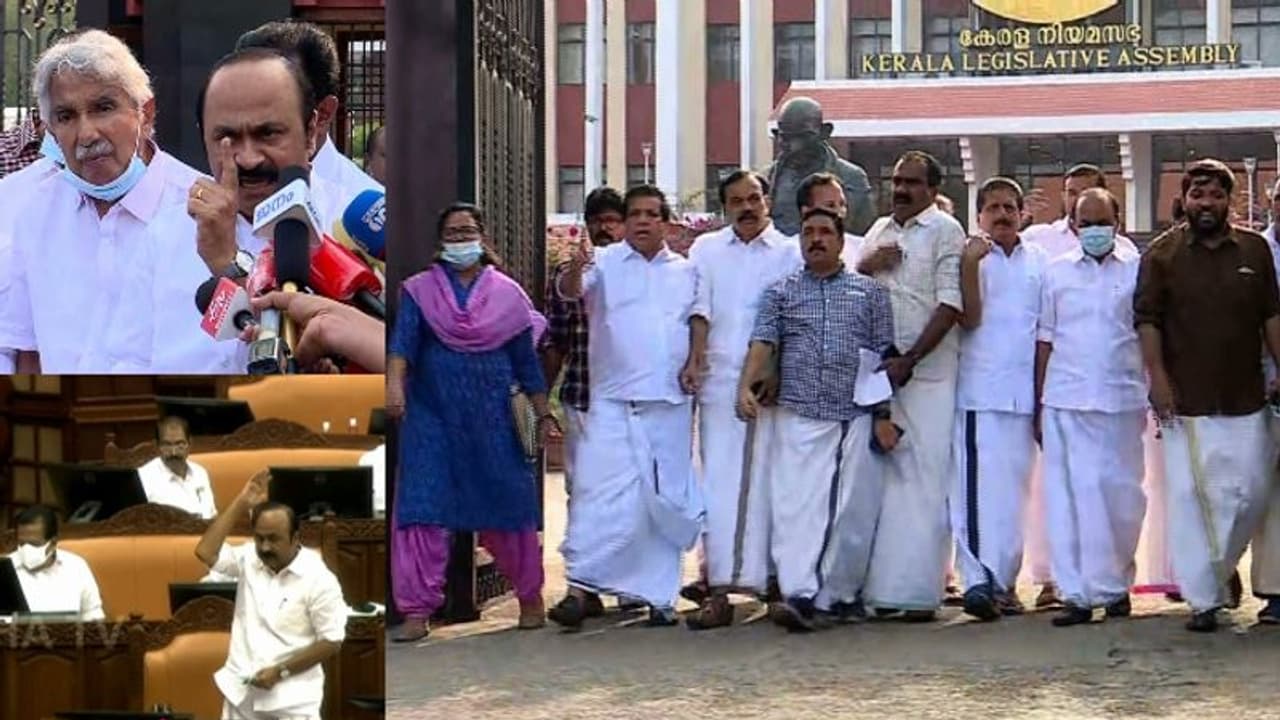 ചങ്ങനാശ്ശേരി സംഘർഷത്തിൽ പ്രതിഷേധിച്ച് പ്രതിപക്ഷം നിയമസഭ ബഹിഷ്കരിച്ചു, പ്രകോപനം വേണ്ടെന്ന് മുഖ്യമന്ത്രി