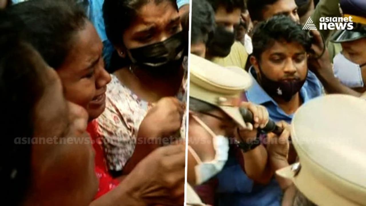 'വെടിവച്ച് കൊന്നാലും മാറില്ല'; കോഴിക്കോട് കല്ലായിയിലും കെ റെയിൽ കല്ലിടലിനിടെ പ്രതിഷേധം