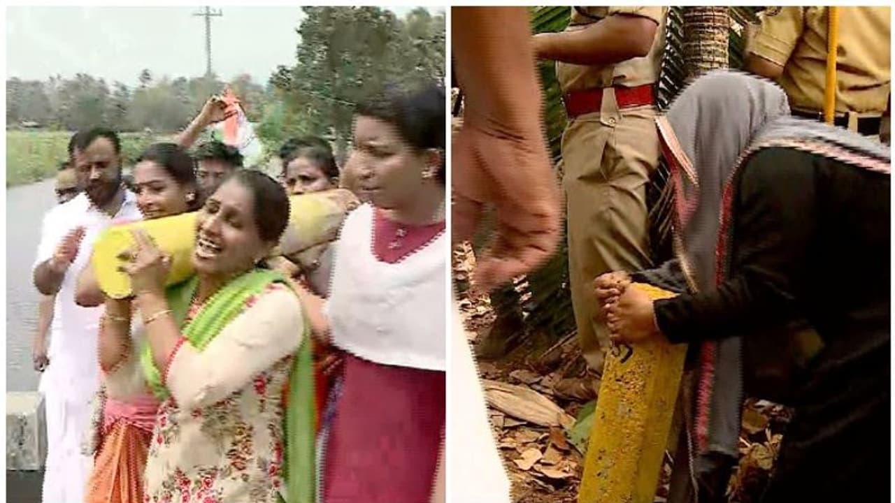 K Rail Protest : കെ റെയിൽ പ്രതിഷേധം; മാടപ്പള്ളിയിൽ മണ്ണെണ്ണയൊഴിച്ച് ഭീഷണി മുഴക്കിയവർക്കെതിരെ കേസ്