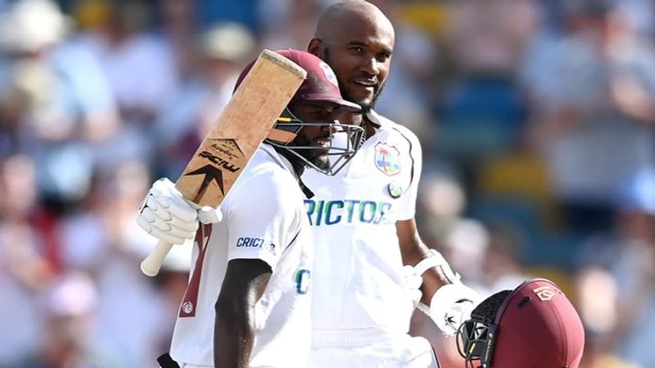 West Indies vs England: கேப்டன் பிராத்வெயிட், பிளாக்வுட் அபார சதம்..! பெரிய ஸ்கோரை நோக்கி வெஸ்ட் இண்டீஸ்