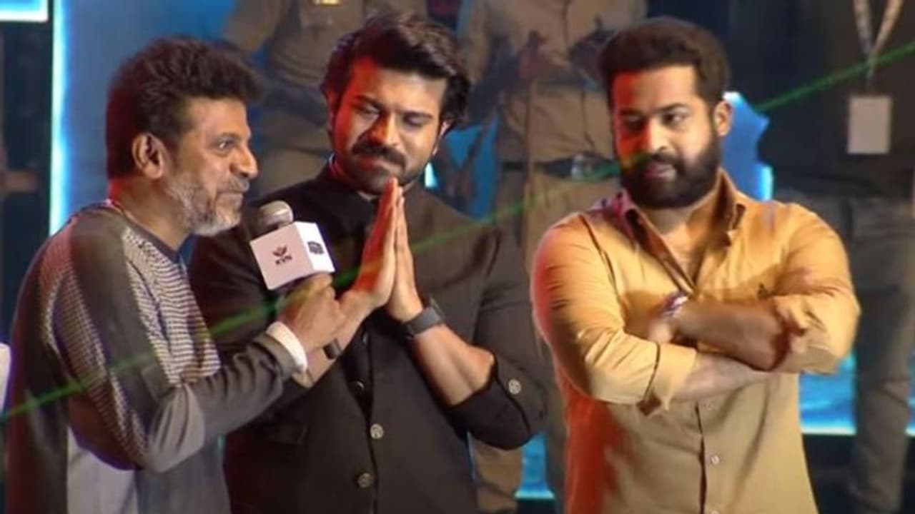 'ಕನ್ನಡ ಶೋ ಜಾಸ್ತಿ ಹಾಕಿ'; ರಾಜಮೌಳಿ ಬಳಿ ಶಿವಣ್ಣ ವಿಶೇಷ ಮನವಿ 'ಕನ್ನಡ ಶೋ ಜಾಸ್ತಿ ಹಾಕಿ'; ರಾಜಮೌಳಿ ಬಳಿ ಶಿವಣ್ಣ ವಿಶೇಷ ಮನವಿ