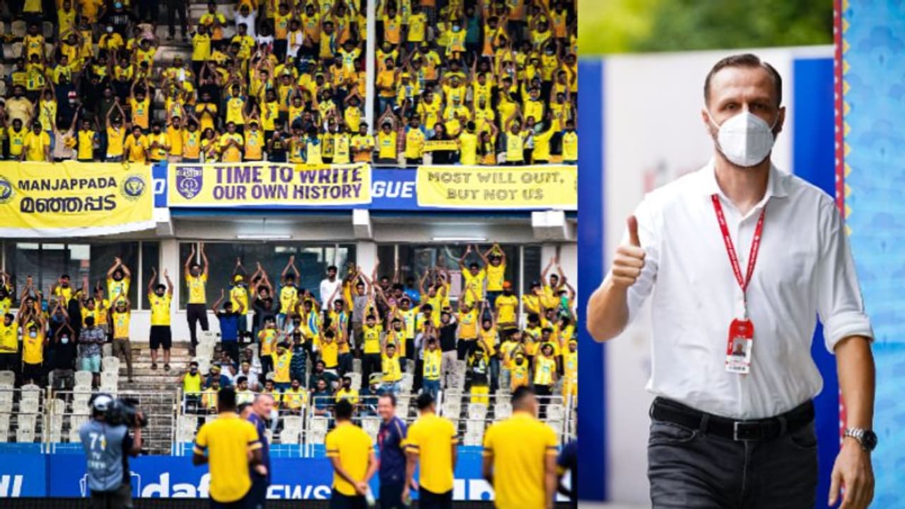 'കേറിവാടാ മക്കളേ'ന്ന് പറഞ്ഞതേയുള്ളൂ, ഗാലറി നിറച്ച് മഞ്ഞപ്പട; നേരില്ക്കണ്ട് നന്ദിപറഞ്ഞ് വുകോമനോവിച്ച് വീഡിയോ 'കേറിവാടാ മക്കളേ'ന്ന് പറഞ്ഞതേയുള്ളൂ, ഗാലറി നിറച്ച് മഞ്ഞപ്പട; നേരില്ക്കണ്ട് നന്ദിപറഞ്ഞ് വുകോമനോവിച്ച് വീഡിയോ