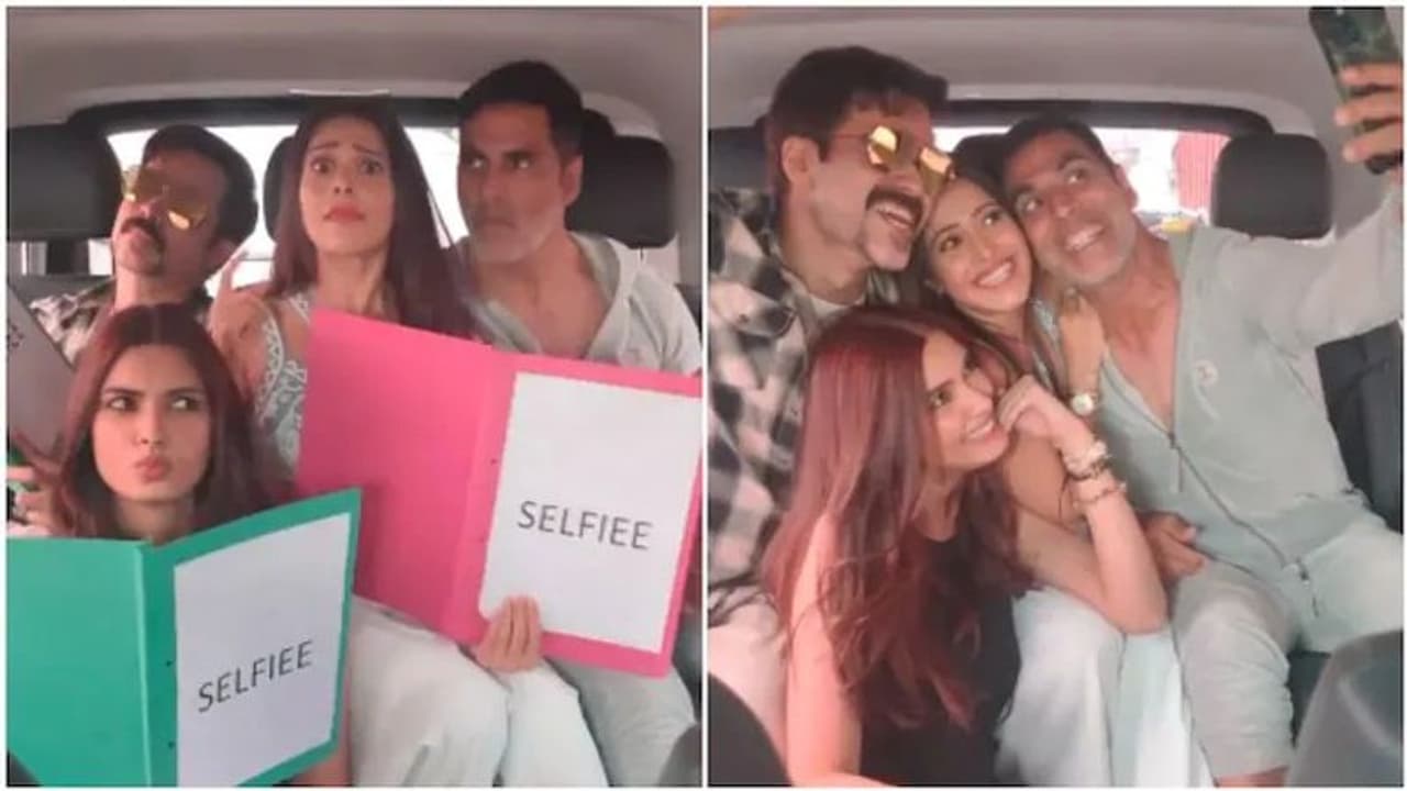 Selfie squad : செல்ஃபி நாயகிகளை ரீல்ஸ் மூலம் வரவேற்ற அக்ஷய் குமார்..