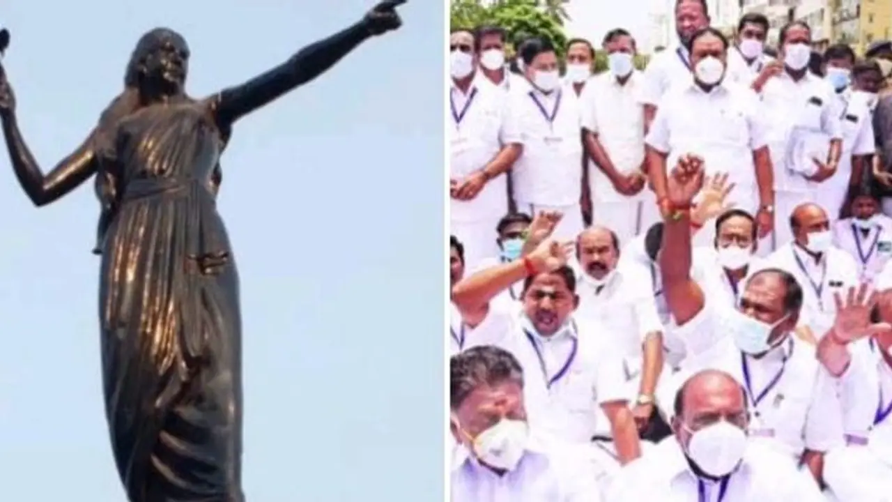 கண்ணகி சிலையை இடித்தது யார்? சட்டமன்றத்தில் திமுக அதிமுக மோதல்...!