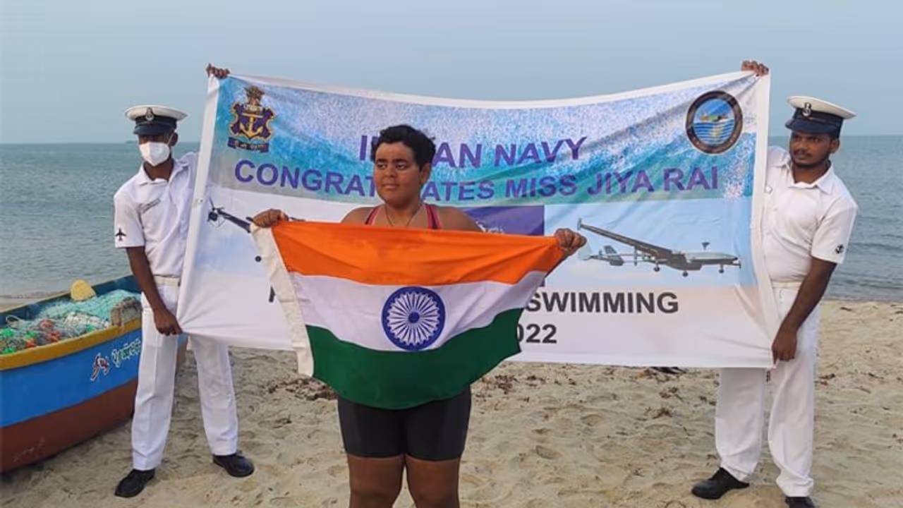 Jiya Rai, swimmer with autism, becomes first Indian to win prestigious open water award Jiya Rai, swimmer with autism, becomes first Indian to win prestigious open water award
