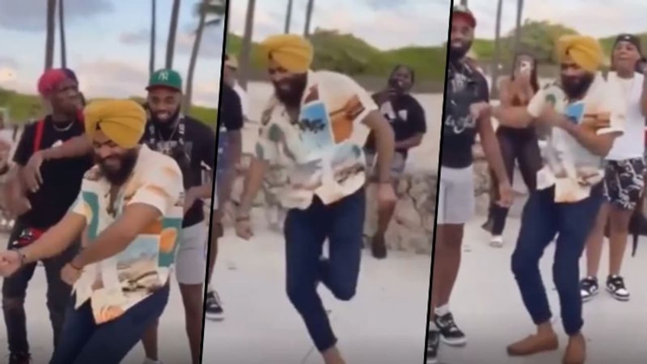 Viral Video: Sikh man's impromptu dance in Miami wins hearts, netizens react Viral Video: Sikh man's impromptu dance in Miami wins hearts, netizens react