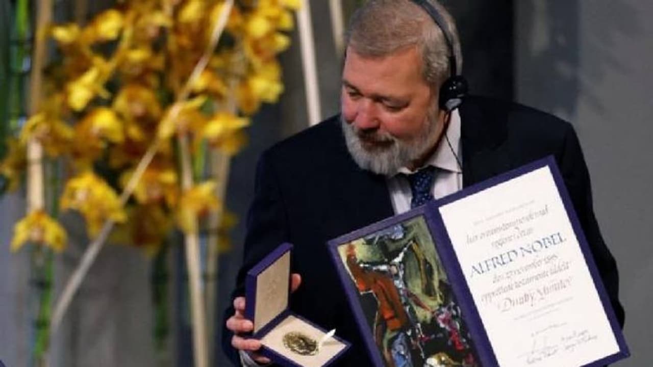 നൊബേൽ സമ്മാനമെഡൽ ലേലം ചെയ്യാൻ റഷ്യൻ പത്രപ്രവർത്തകൻ, തുക ഉക്രൈനിലെ അഭയാർത്ഥികൾക്ക്