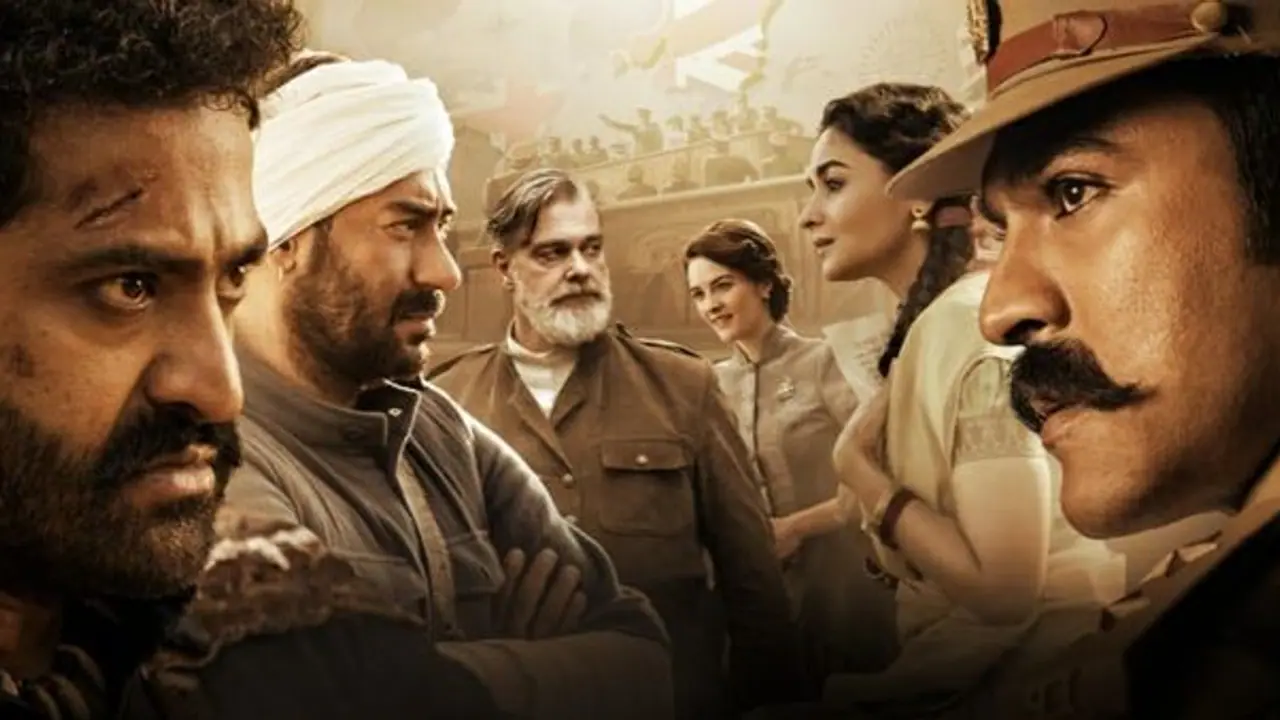 RRR Film Review: ಅಬ್ಬಬ್ಬಾ... ರಾಜಮೌಳಿಯ ದೃಶ್ಯ ವೈಭವ!