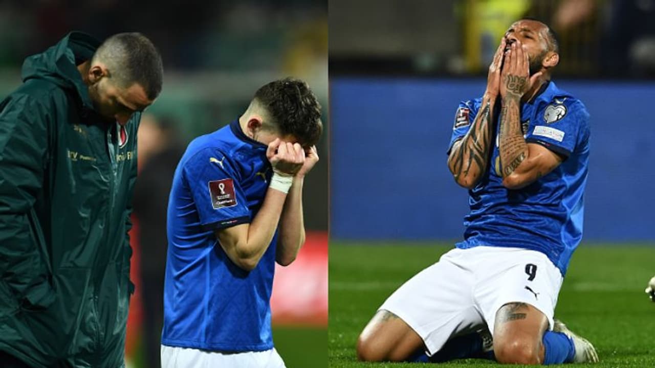 ইউরো জয়ের এক বছরের মধ্যে ফের হতাশা, টানা দুবার ফুটবল বিশ্বকাপে যোগ্যতা অর্জন করতে পারল না ইতালি ইউরো জয়ের এক বছরের মধ্যে ফের হতাশা, টানা দুবার ফুটবল বিশ্বকাপে যোগ্যতা অর্জন করতে পারল না ইতালি