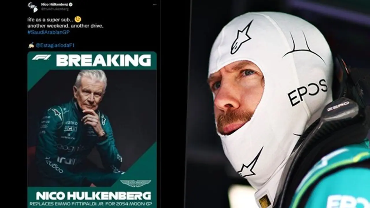 Saudi Arabia GP: Hulkenberg's 2054 Moon GP meme after named as Vettel's sub goes viral