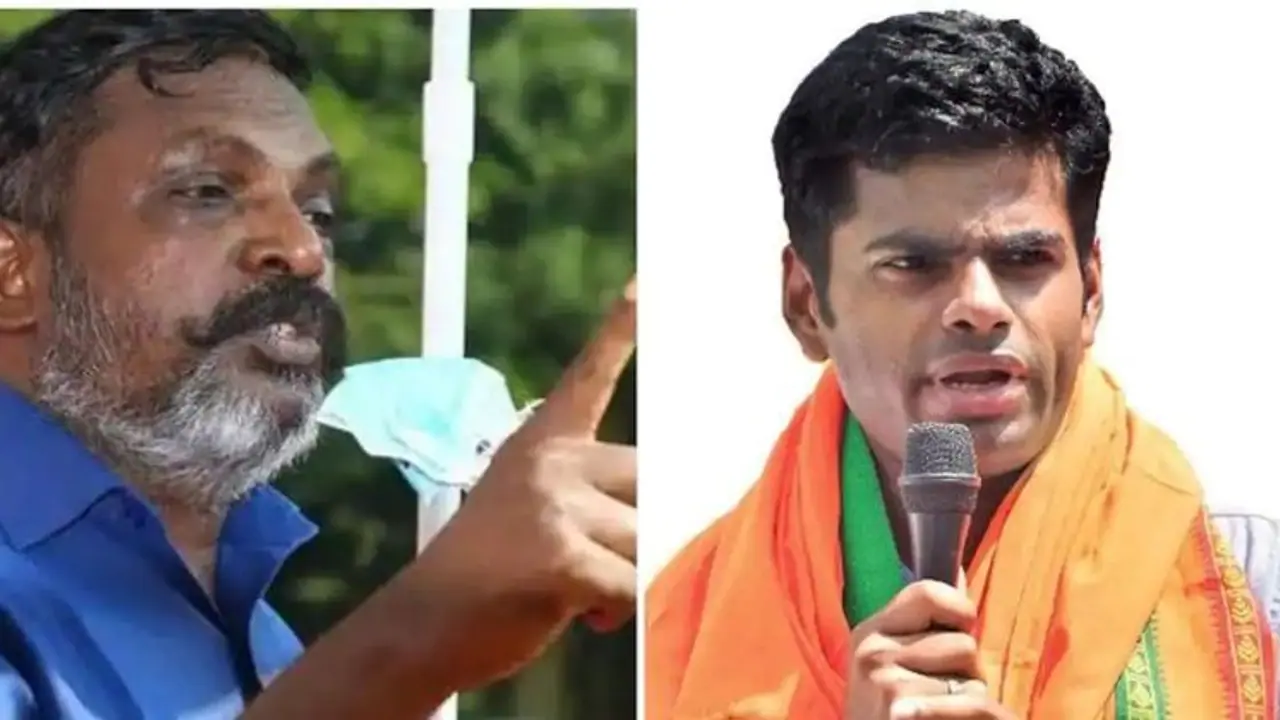 துபாய் பயணம் குறித்து சர்ச்சை.. சுய விளம்பரத்திற்காக அண்ணாமலை இப்படி பேசுகிறார்.. திருமா பதிலடி ..