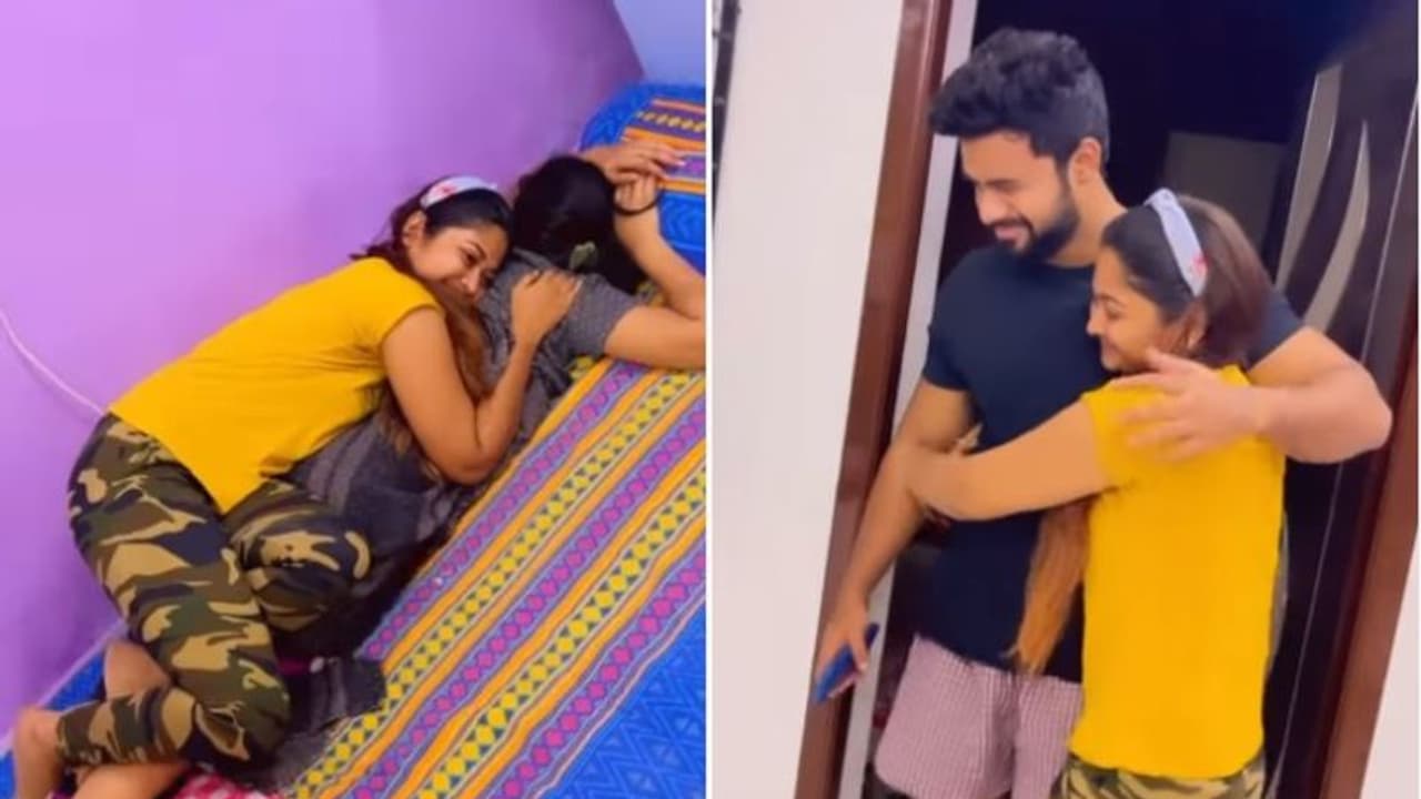 ശ്രീശ്വേതയെയും നലീഫിനെയും കാണാനെത്തിയ ഐശ്വര്യ, രസകരമായ റീല്‍സ് വീഡിയോ