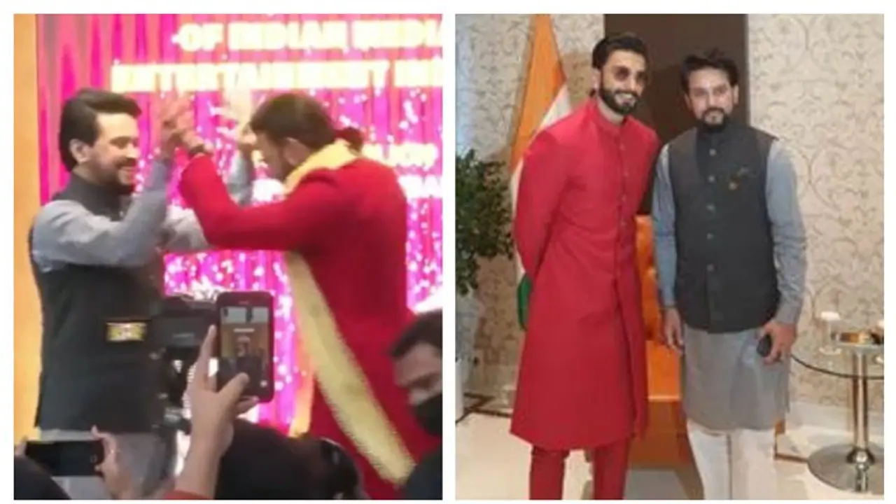 Dubai Expo 2020: Ranveer Singh teaches ‘Malhari’ steps to Union Minister Anurag Thakur; video goes viral