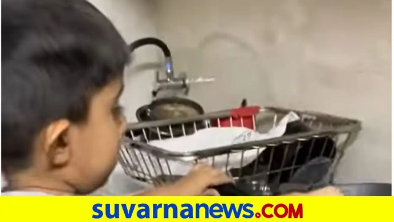 ಫ್ರೈಡ್ ರೈಸ್ ಮಾಡ್ತಿರುವ ಪುಟ್ಟ ಬಾಲಕ: ವಿಡಿಯೋ ವೈರಲ್