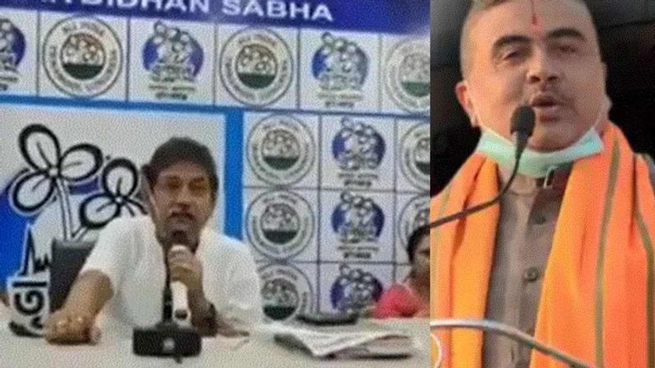 'কট্টর বিজেপি সমর্থকদের চমকাতে হবে', উপনির্বাচনের আগে তৃণমূল বিধায়কের ভিডিও তুলে সরব শুভেন্দু 'কট্টর বিজেপি সমর্থকদের চমকাতে হবে', উপনির্বাচনের আগে তৃণমূল বিধায়কের ভিডিও তুলে সরব শুভেন্দু