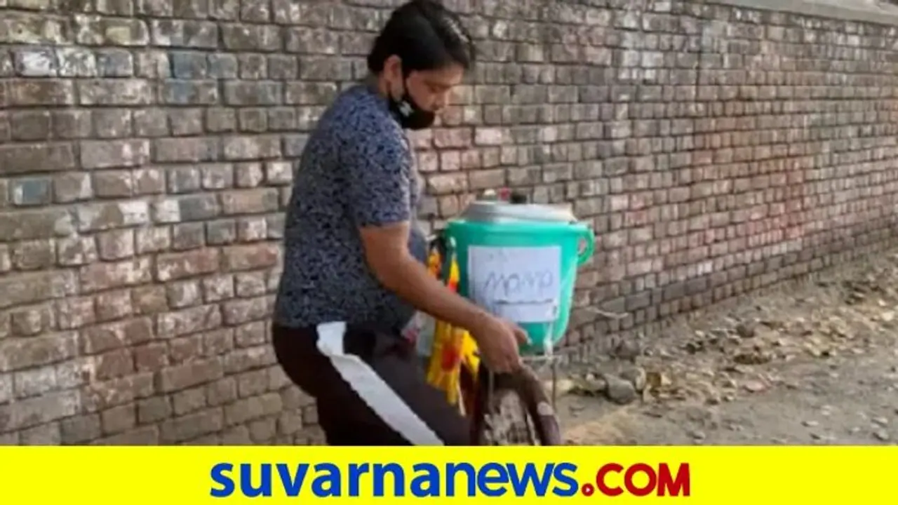 ಸೈಕಲ್‌ನಲ್ಲಿ ಮೊಮೋಸ್ ಮಾರುವ ಯುವಕ