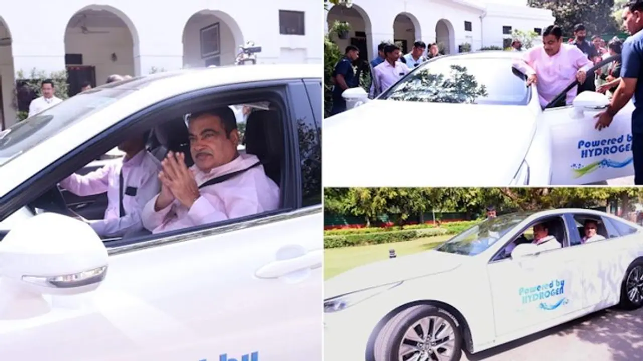 ಹೈಡ್ರೋಜನ್ ಕಾರಲ್ಲಿ ಸಂಸತ್ತಿಗೆ ಬಂದ ಕೇಂದ್ರ ಸಾರಿಗೆ ಸಚಿವ ನಿತಿನ್ ಗಡ್ಕರಿ! ಹೈಡ್ರೋಜನ್ ಕಾರಲ್ಲಿ ಸಂಸತ್ತಿಗೆ ಬಂದ ಕೇಂದ್ರ ಸಾರಿಗೆ ಸಚಿವ ನಿತಿನ್ ಗಡ್ಕರಿ!