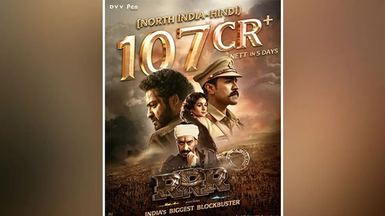 RRR Box Office: SS Rajamouli’s film crosses Rs 100 cr mark; soars high Rs 107 cr RRR Box Office: SS Rajamouli’s film crosses Rs 100 cr mark; soars high Rs 107 cr